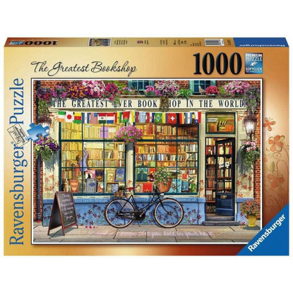 Ravensburger - The Greatest Bookshop Puzzle 1000 piece RB15337-4