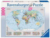 Ravensburger - Political World Map Puzzle 1000pc