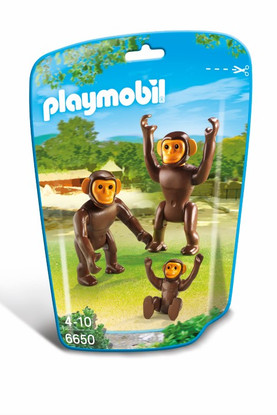 Playmobil – Chimpanzee Family 6650 Zoo Bag