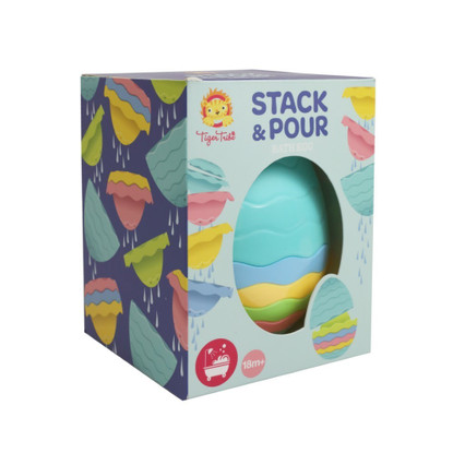 Tiger Tribe Stack and Pour - Bath Egg