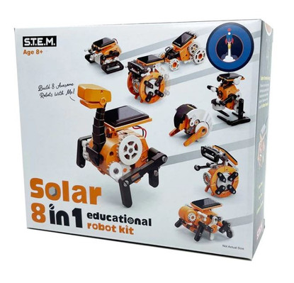 Johnco - 8 in 1 Solar Educational Robot Kit