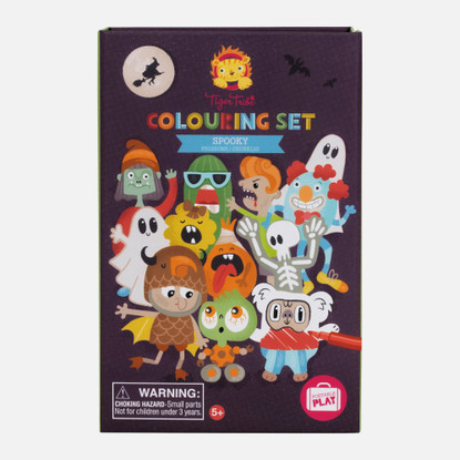 Tiger Tribe - Colouring Set - Spooky