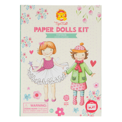 Tiger Tribe - Paper Dolls Kit - Vintage