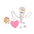 Tiger Tribe - Decorama - Heart Necklace