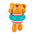 Hape - Swimmer Teddy Wind-Up Toy