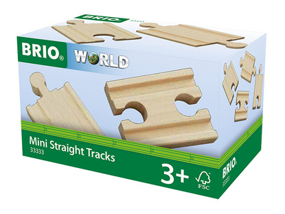 BRIO Tracks - Mini Straight Tracks 4 pieces BRI33333