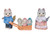 Sylvanian Families - Husky Family SF5636