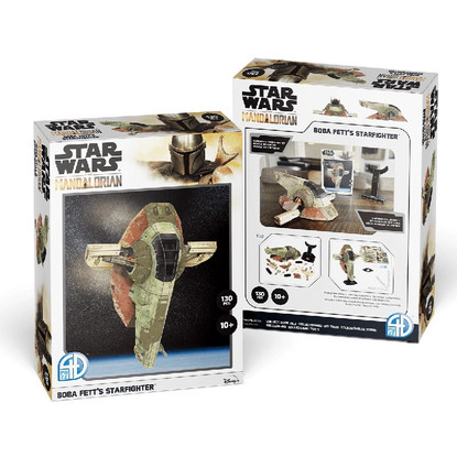 Star Wars Boba Fett’s Starfighter 4D Paper Model Kit 130 piece
