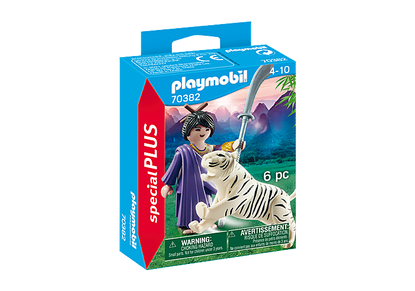 Playmobil - Fighter with Tiger PMB70382