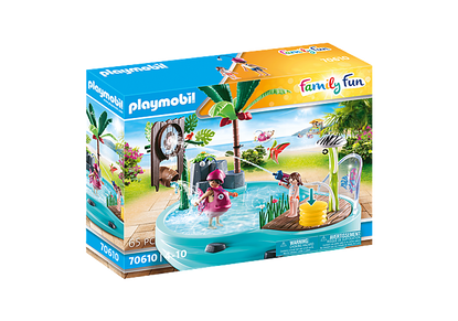 Playmobil - Small Pool with Water Sprayer PMB70610