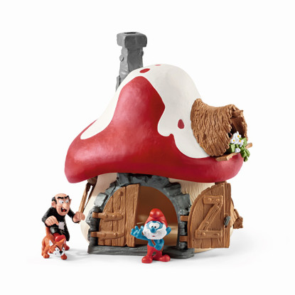 Schleich - Smurf House with 2 figurines SC20803