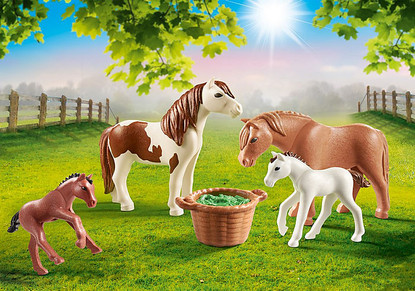 Playmobil - Ponies with Foals PMB7068