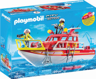 Playmobil - Fire Rescue Boat PMB70147