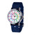 EasyRead Time Teacher Watch - Rainbow - Past/To - Navy Stra