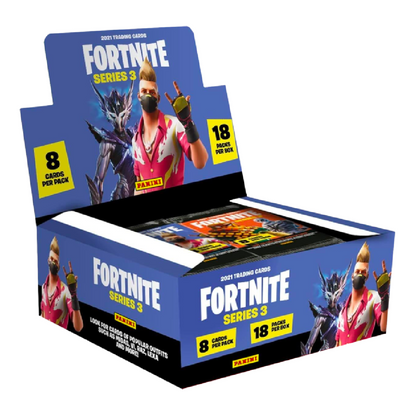 Panini - 2021 Fortnite 3 Trading Cards Booster Box (18 Packs