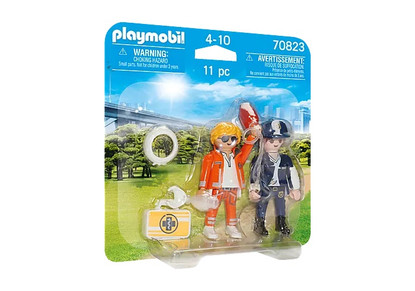 Playmobil - Duo Pack Emergency Doctor and Policewoman PMB70823