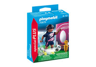 Playmobil- Female Soccer player with goal Special Plus PMB70875