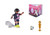 Playmobil- Female Soccer player with goal Special Plus PMB70875