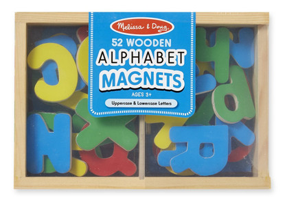 Melissa & Doug - Alphabet Magnets In A Box Of 52