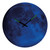 Nextime Blue Moon Dome Glow in the Dark 35cm Wall Clock Front Night