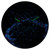 Nextime Milky Way Dome Glow in the Dark 35cm Wall Clock Front Night