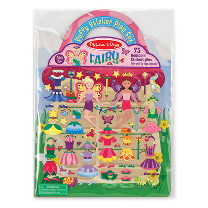 Melissa & Doug - Reusable Puffy Sticker Play Set - Fairy MND9414