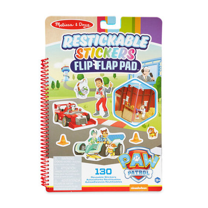 Melissa & Doug - Paw Patrol -Restickable Stickers - Classic Missions MND33253