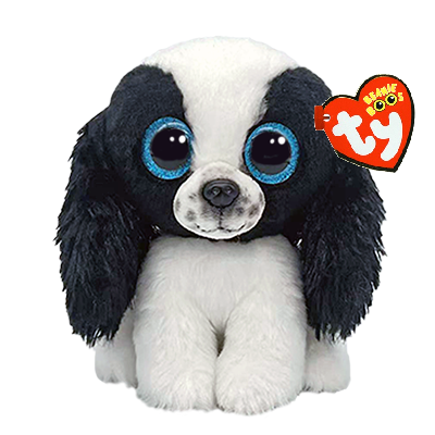 TY Beanie Boos SISSY - Dog Black/White Regular