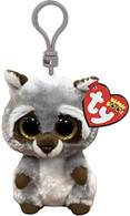 TY Beanie Boos OAKIE - Raccoon Gray Clip