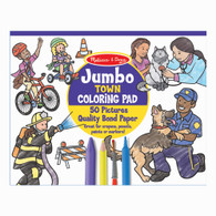 Melissa & Doug - Jumbo Colouring Pad - Town MND30250