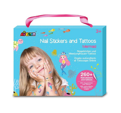 Avenir - Nail Stickers and Tattoos - Mermaids