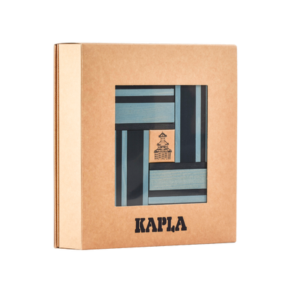 Kapla - Book and Colours - Light and Dark Blue