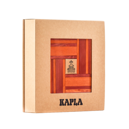 Kapla - Book and Colours - Red and Orange