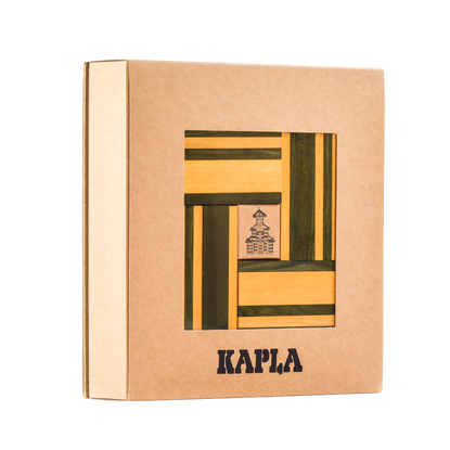 Kapla - Book and Colours - Yellow and Green