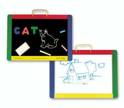 Melissa & Doug - Magnetic Chalk/Dry-Erase Board MND145