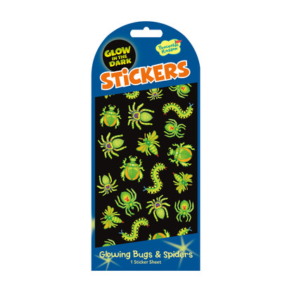 Glowing Bugs & Spiders Stickers | GLOW