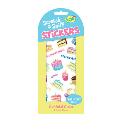 Confetti Cake Stickers | SCRATCH & SNIFF 