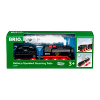 BRIO - Battery Operated Steaming Train 3 piece BRI33884