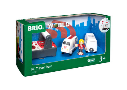 BRIO - Remote Control Travel Train 4 piece Battery Operated BRI33510