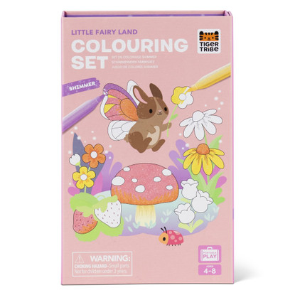 Tiger Tribe - Shimmer Colouring Set - Little Fairy Land