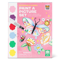 Tiger Tribe - Paint-a-Picture Set - Butterflies & Flowers