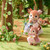 Sylvanian Families - Deer Babies - Floral Swing Set SF580 in the sun