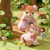 Sylvanian Families - Deer Babies - Floral Swing Set SF580 nap time
