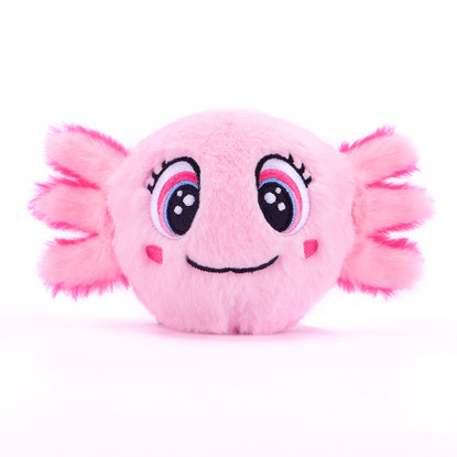 Bouncibles BUBBLES - axolotl pink - Premium Soft Bouncy Toy 8 cm