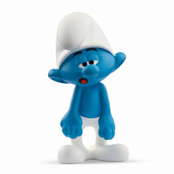 Front view of Schleich Dimwitty Smurf figure