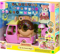 Sylvanian Families Dip Dip Donuts Wagon SF5808 with accessories front view
