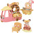 Deer Mother articulated figure in donut motif uniform with playset accessories