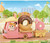 Deer Mother articulated figure in donut motif uniform with playset accessories