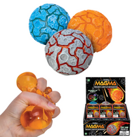 Schylling - Nee Doh Magma Ball - Light Up Squishy Meteorite - 1 x Meteroite per sale, Colour chosen at random