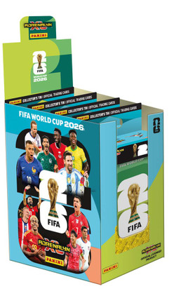 Panini FIFA World Cup Adrenalyn XL 2026 Card Pocket Tin CDU DISPLAY ONLY
